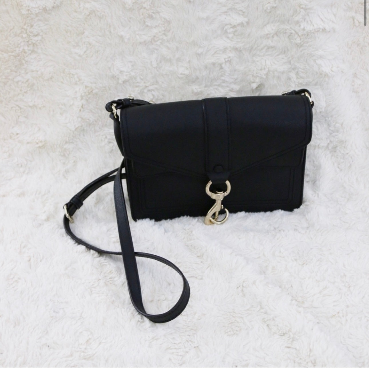 Rebecca Minkoff Black Shoulder Flap Bag