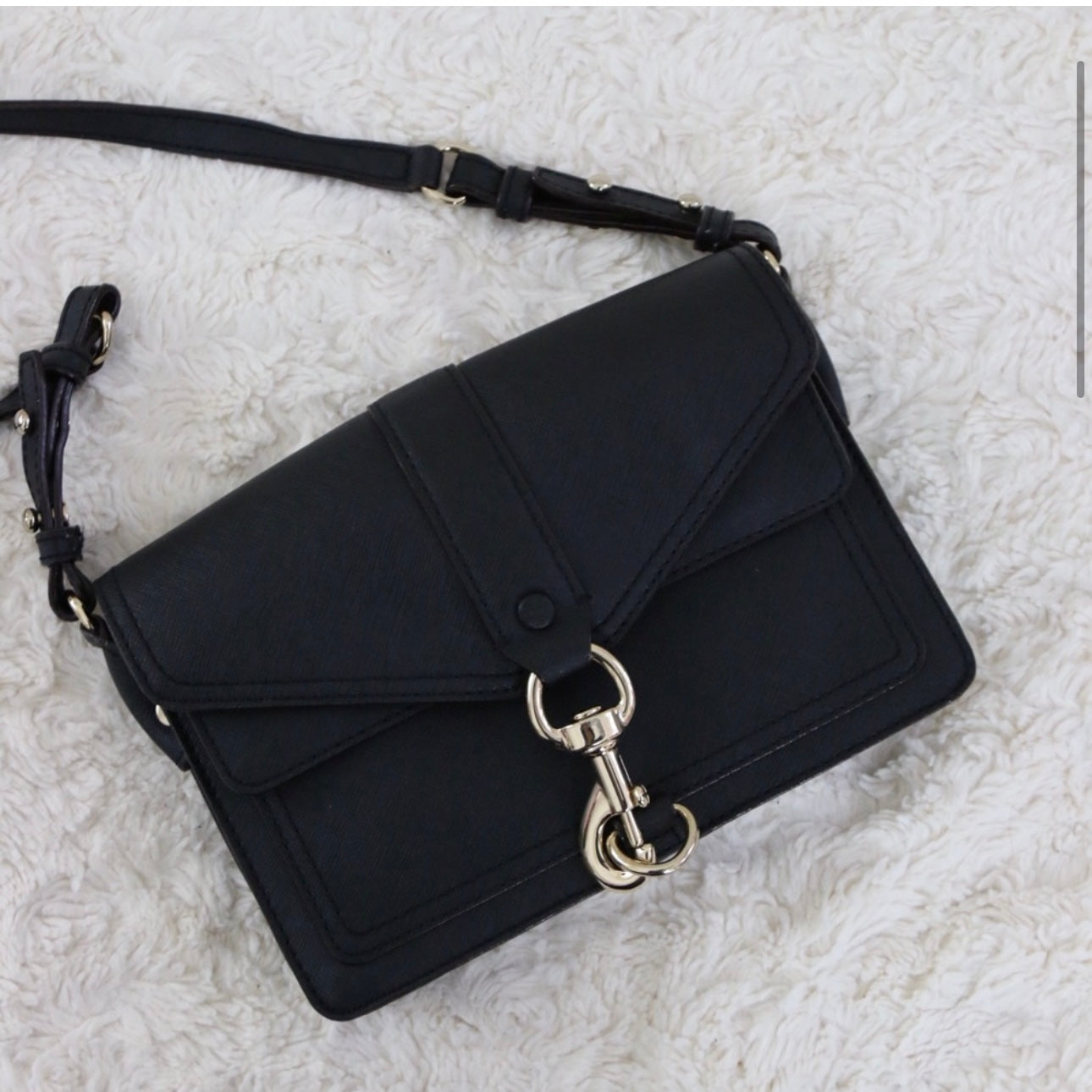 Rebecca Minkoff Black Shoulder Flap Bag