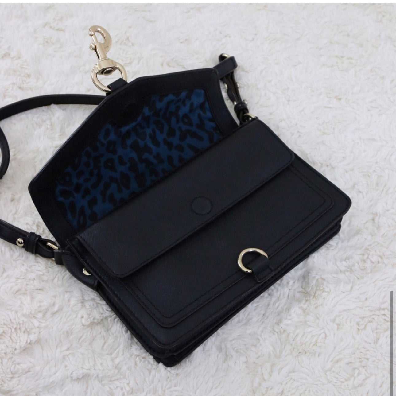 Rebecca Minkoff Black Shoulder Flap Bag