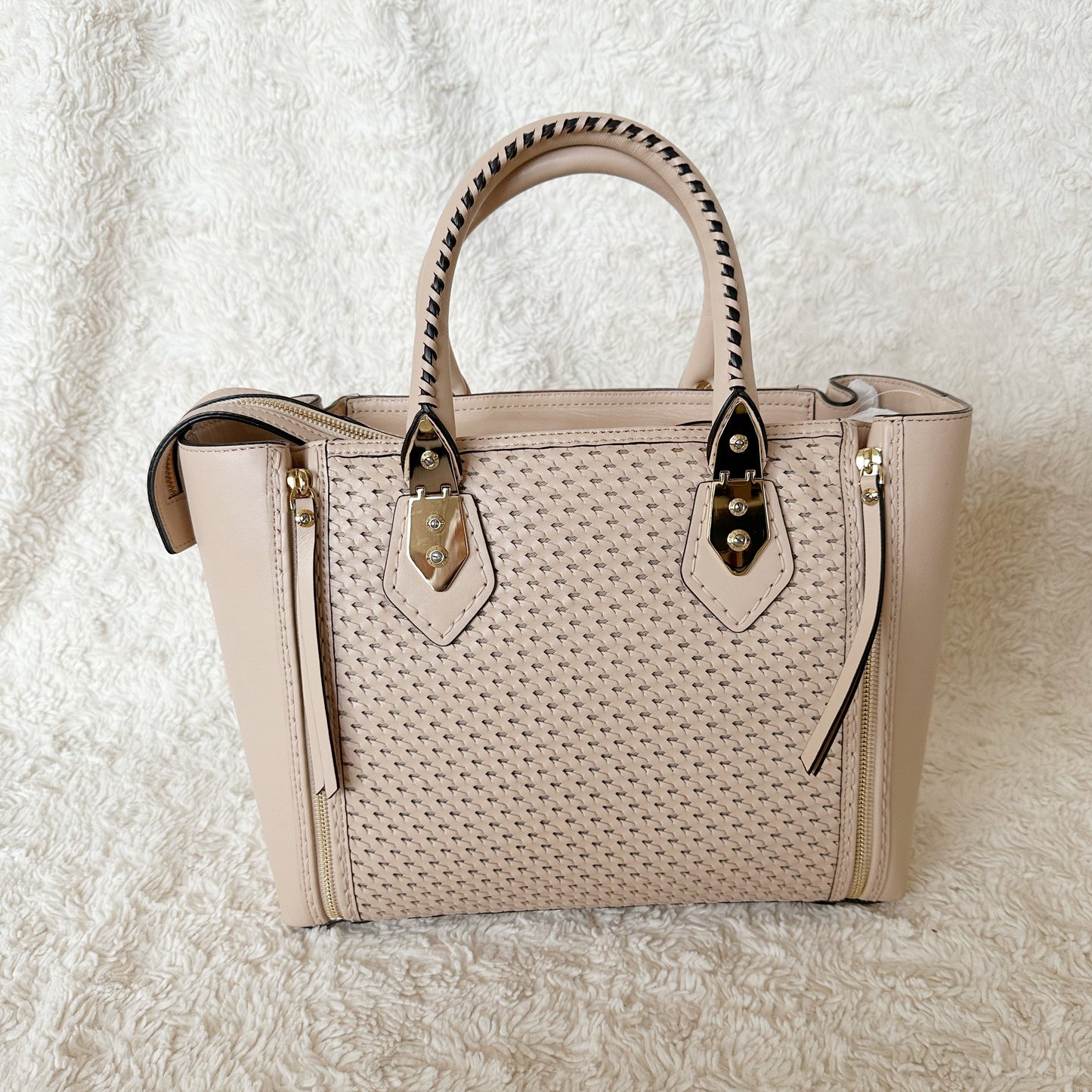 Henri Bendel A List Satchel Woven