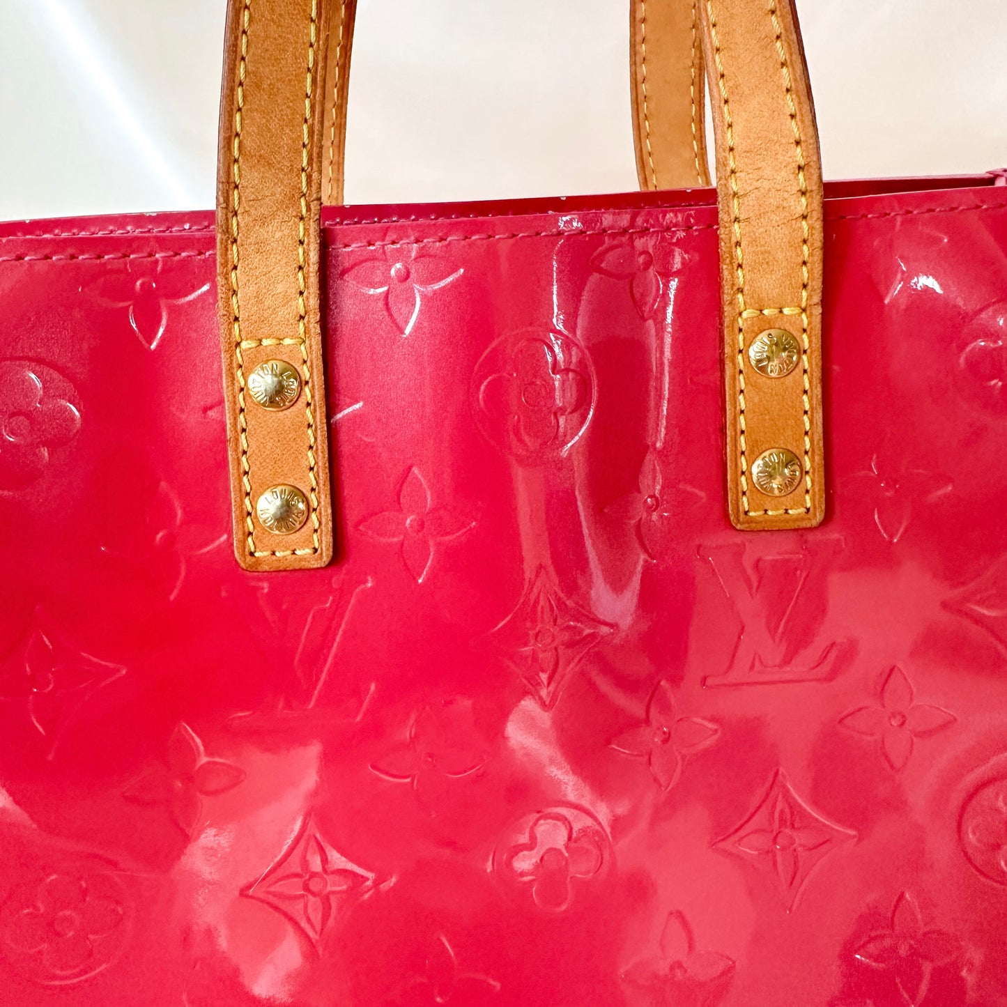 Louis Vuitton Vintage Vernis Reade PM Fuchsia Tote