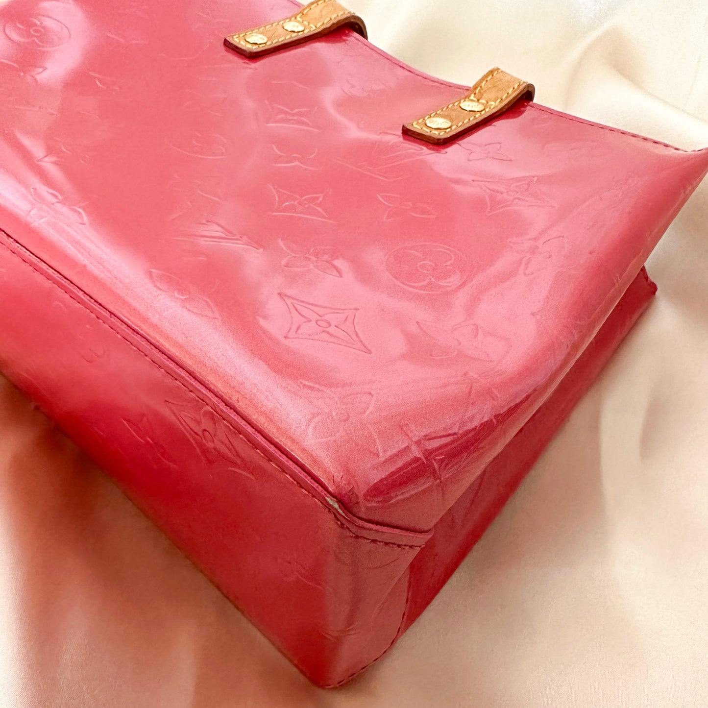 Louis Vuitton Vintage Vernis Reade PM Fuchsia Tote