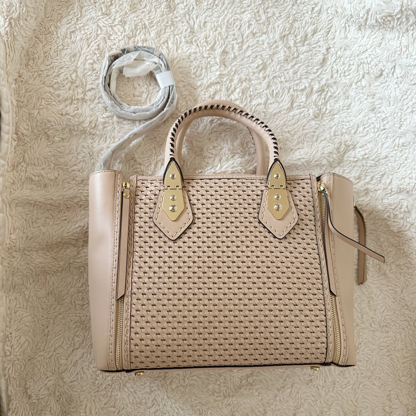 Henri Bendel A List Satchel Woven