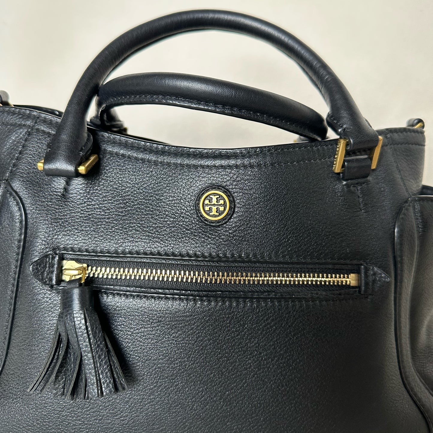 Tory Burch Black Leather Bag