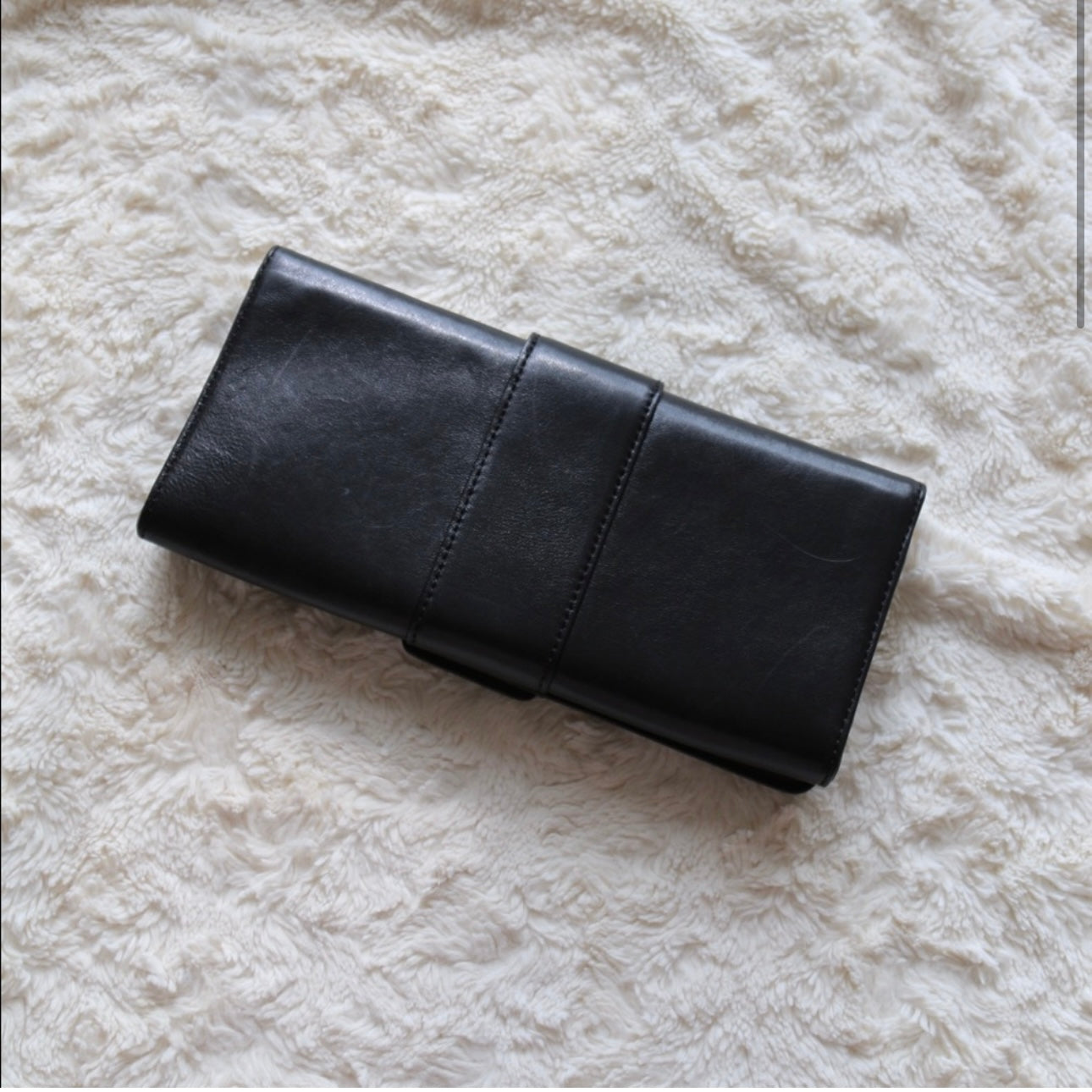 Michael Kors Black Leather Clutch