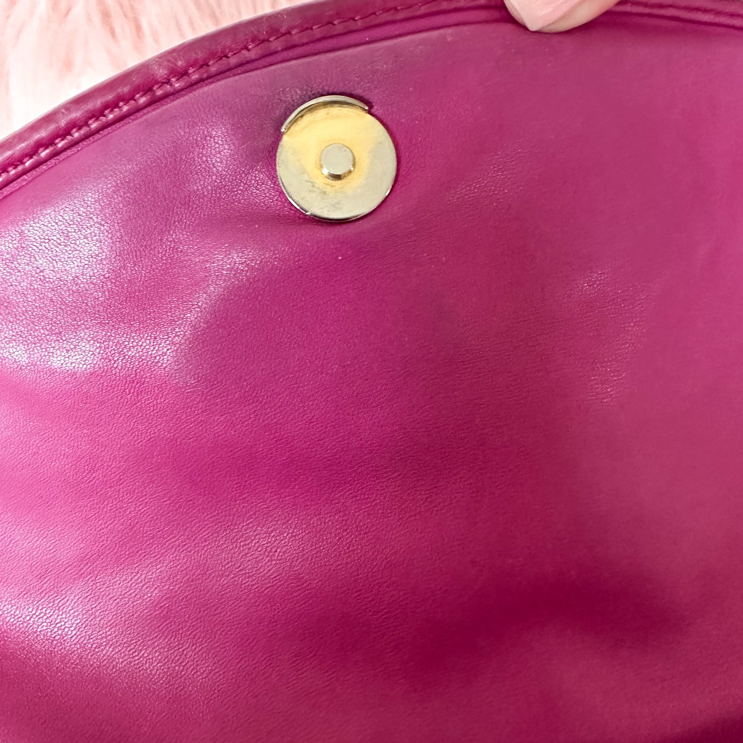 Dior Pink Leather Bejeweled Hobo