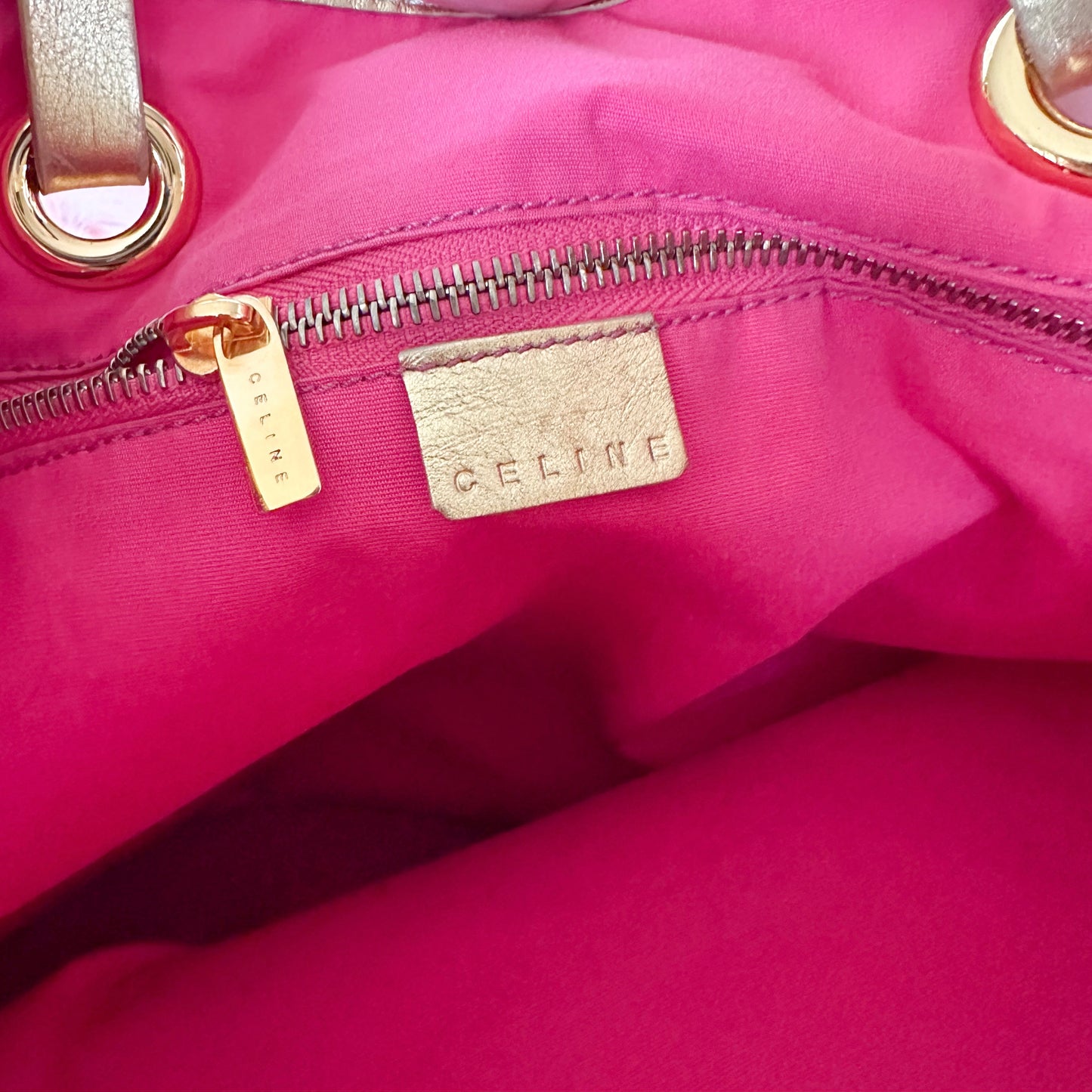 Celine Vintage Canvas Macadam Tote