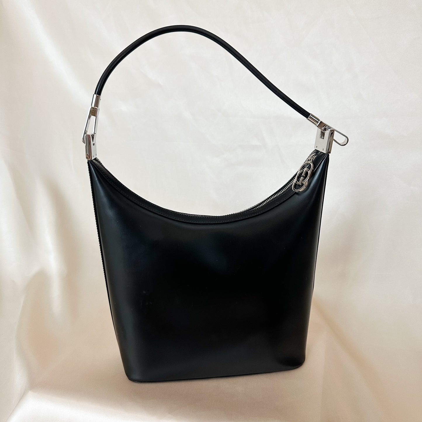 Gucci Black Leather Shoulder Bag