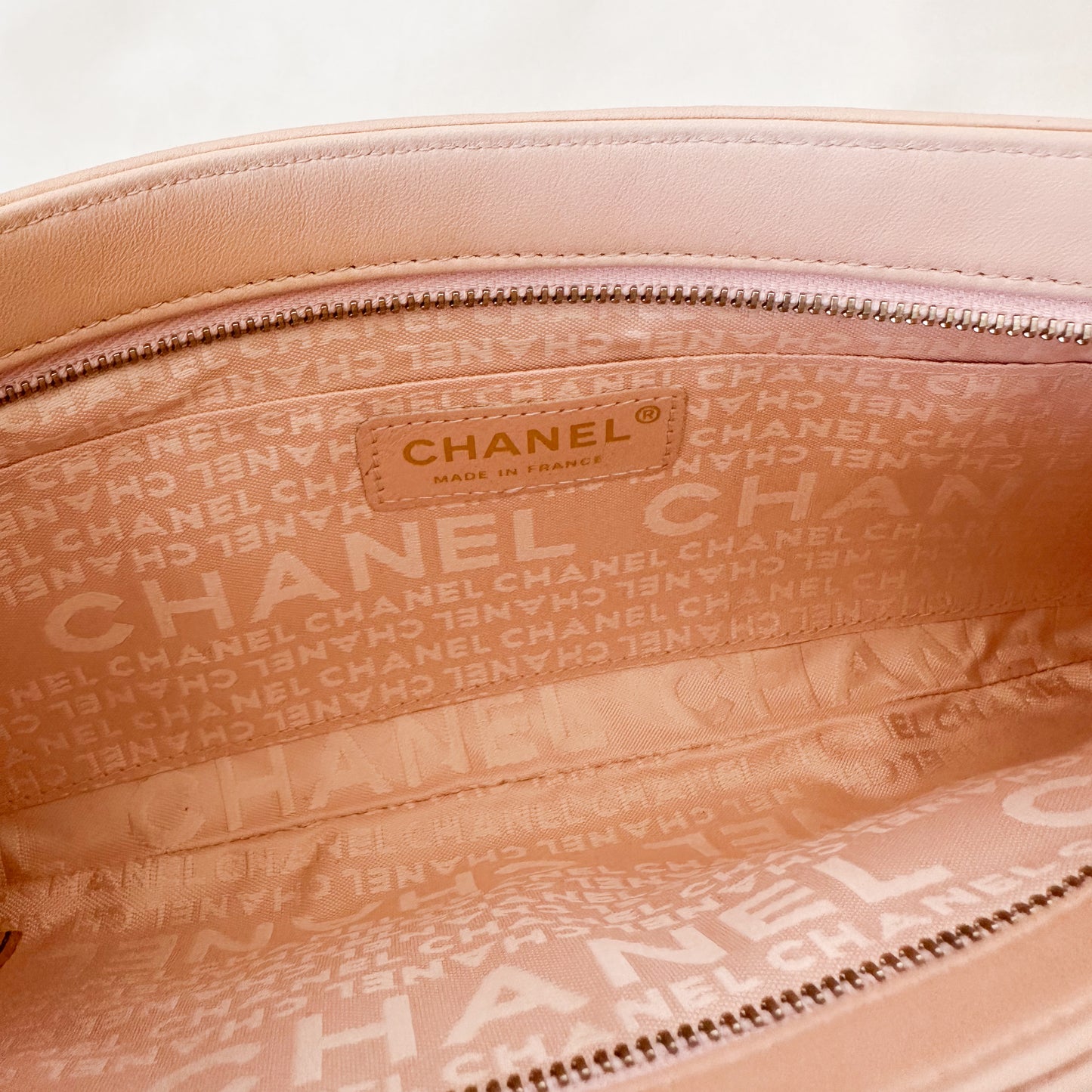 Chanel Rare Vintage Coco Mademoiselle Silk Pochette