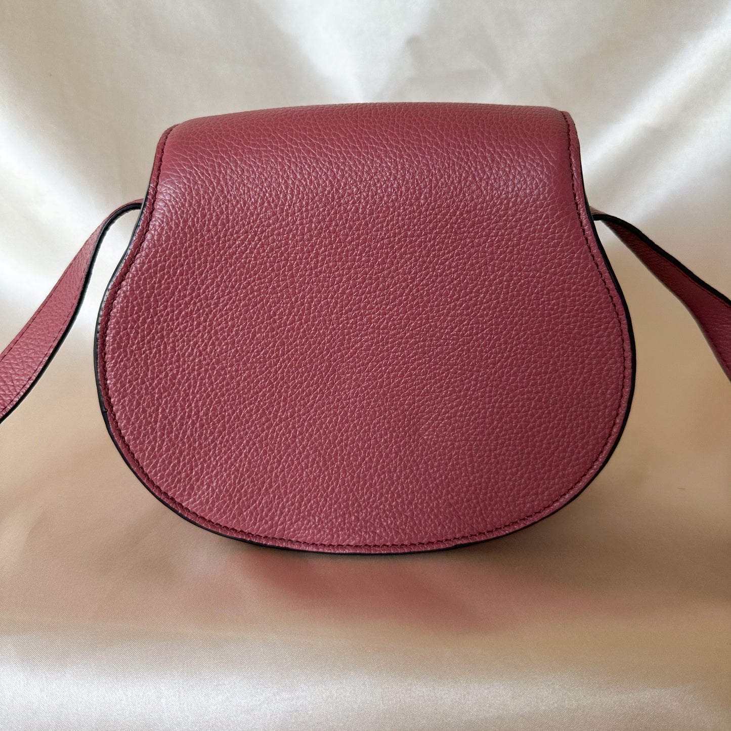 Chloé Mini Marcie Crossbody Deep Blush Pink Rose