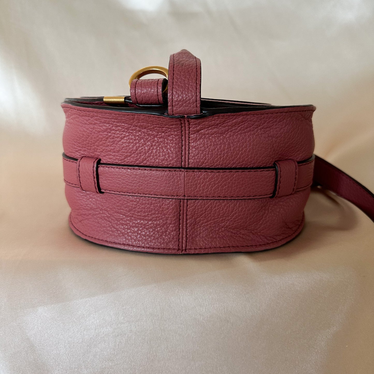 Chloé Mini Marcie Crossbody Deep Blush Pink Rose
