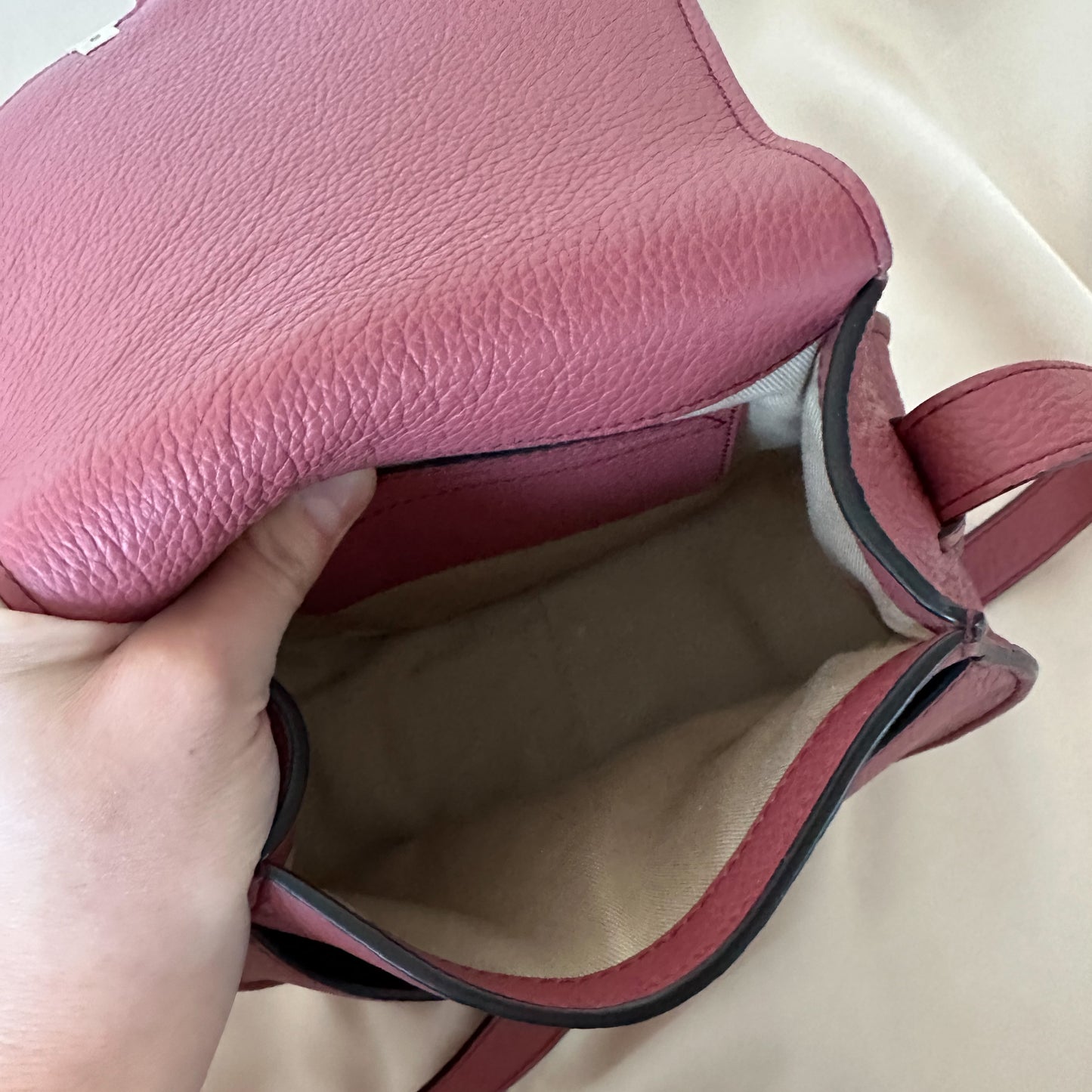 Chloé Mini Marcie Crossbody Deep Blush Pink Rose