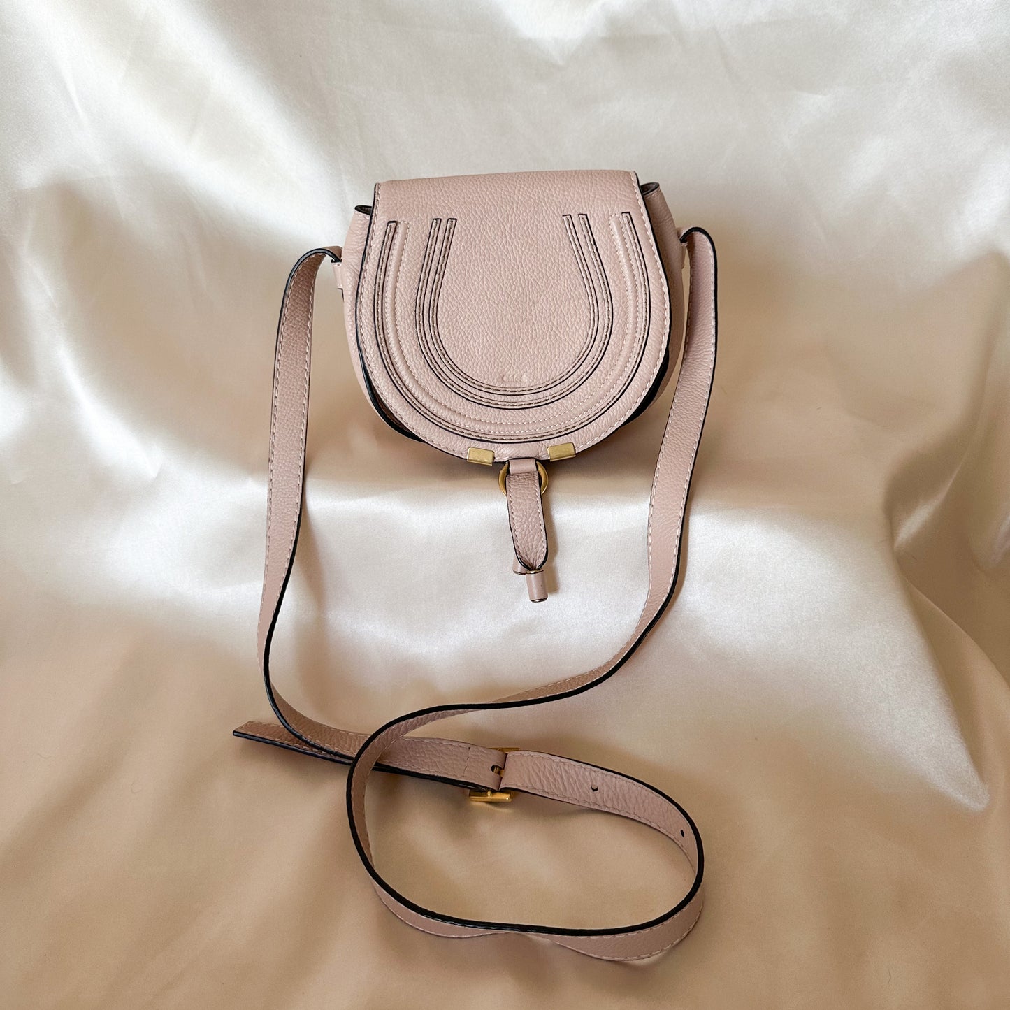 Chloé Mini Marcie Crossbody Light Pink