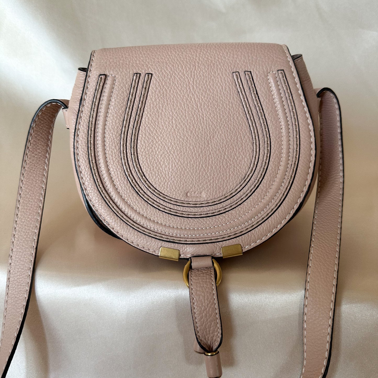 Chloé Mini Marcie Crossbody Light Pink
