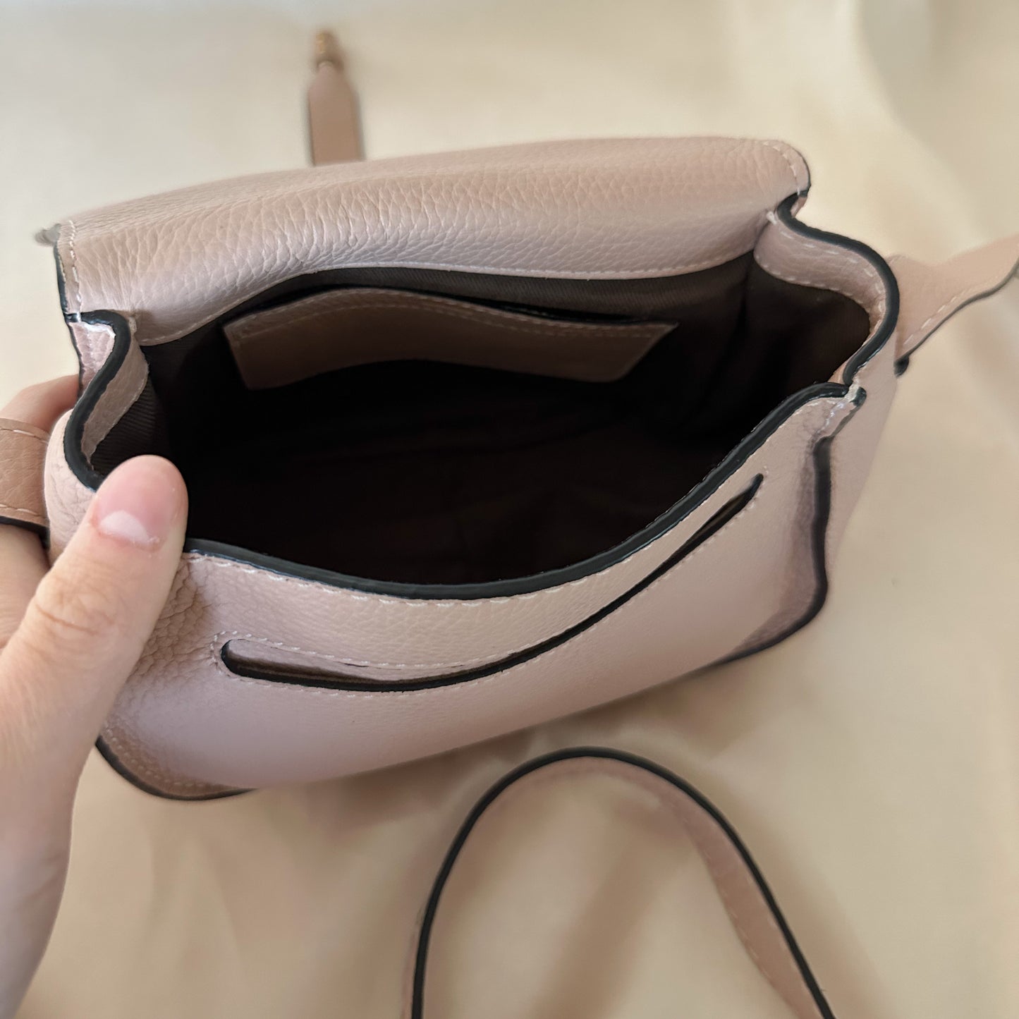 Chloé Mini Marcie Crossbody Light Pink