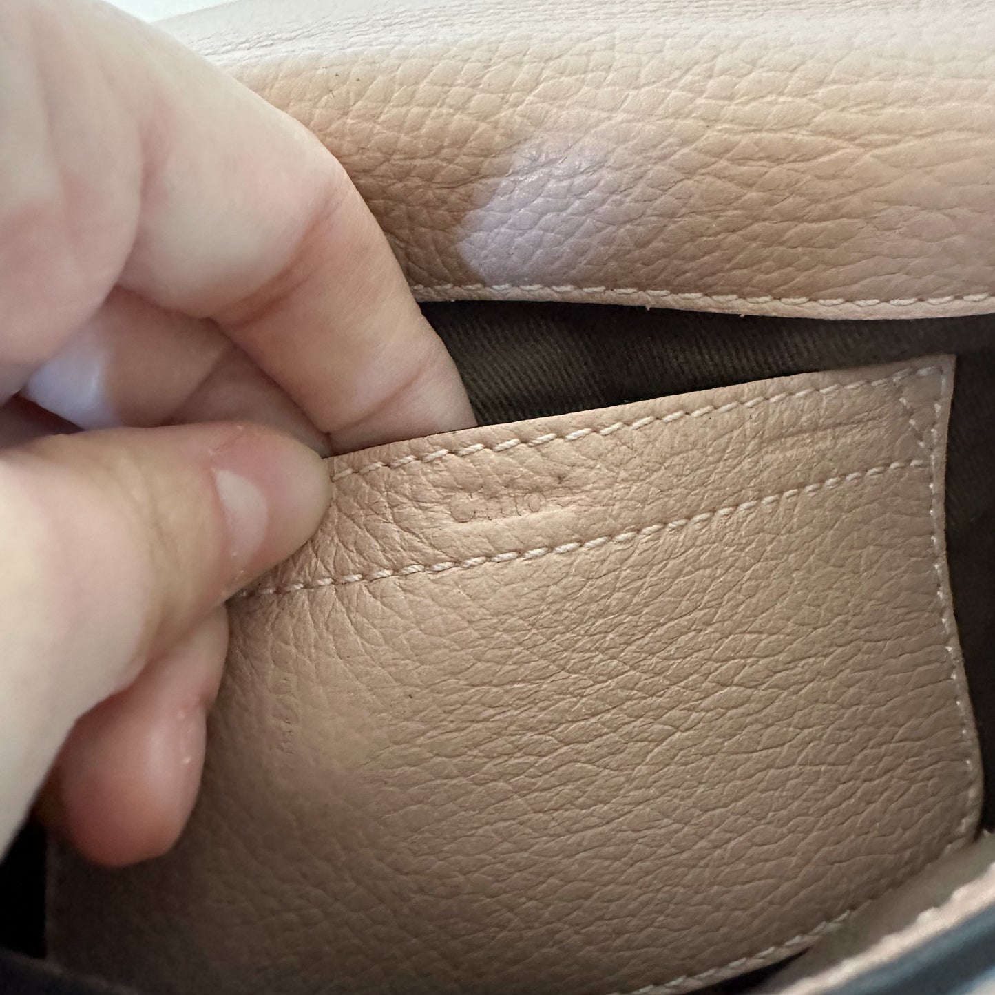 Chloé Mini Marcie Crossbody Light Pink