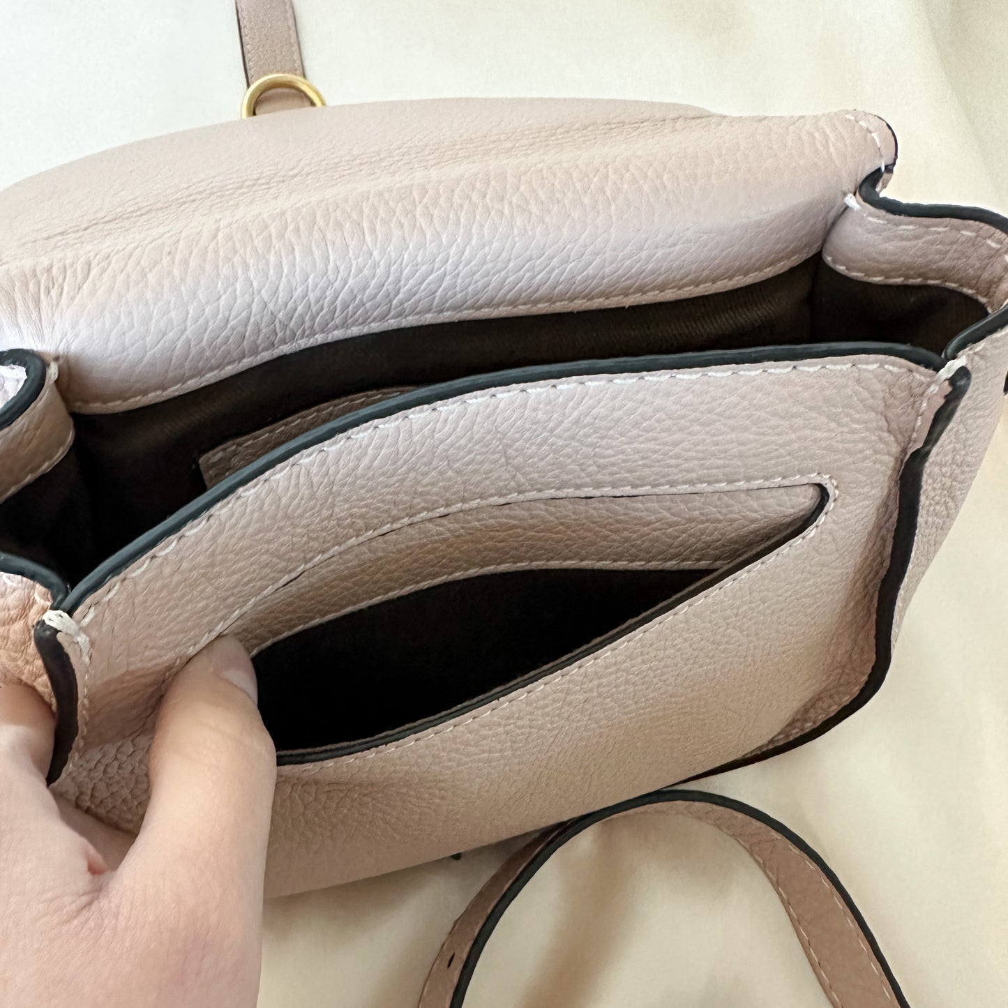Chloé Mini Marcie Crossbody Light Pink